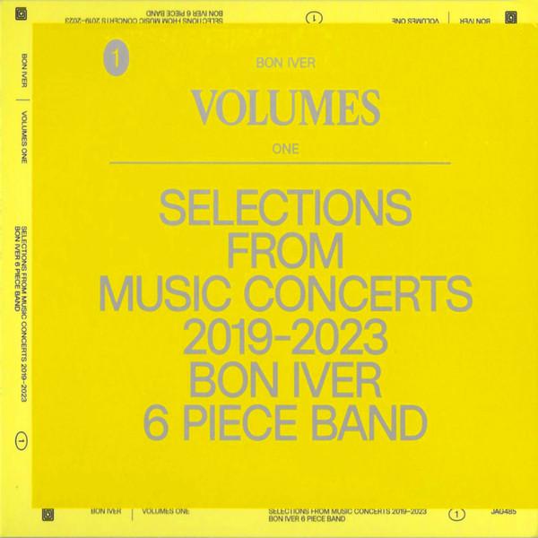 Bon Iver - Volumes: One - Selections From Music Concerts 2019-2023 Bon Iver 6 Piece Band