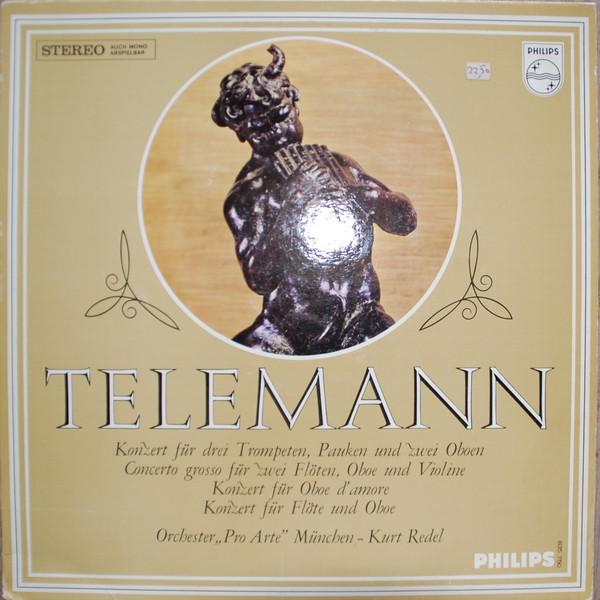 Georg Philipp Telemann, Kurt Redel, Orchestre Pro Arte De Munich - 4 Konzerte