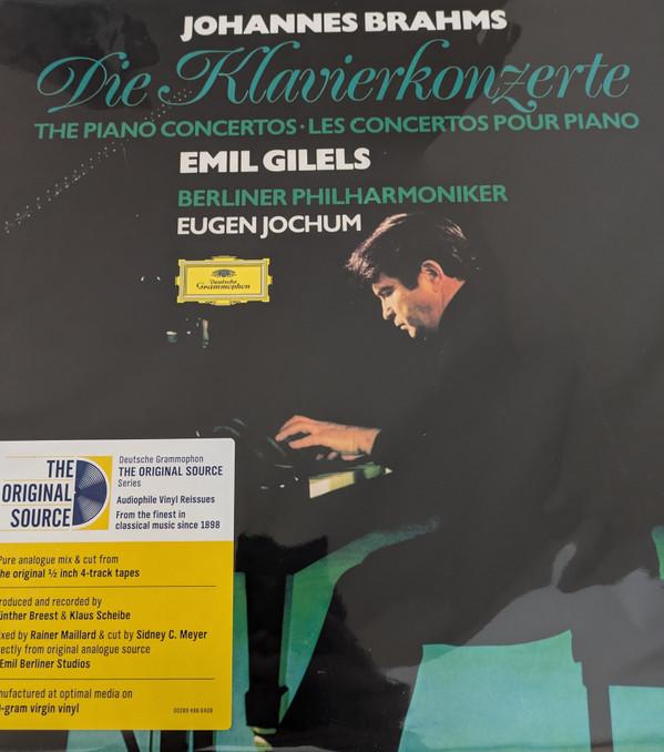 Johannes Brahms, Emil Gilels, Berliner Philharmoniker, Eugen Jochum - The Klavierkonzerte · The Piano Concertos · Les Concertos Pour Piano