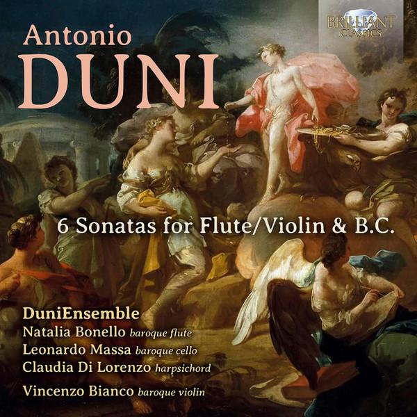 Leonardo Massa, Natalia Bonello, Antonio Duni, Vincenzo Bianco (3), DuniEnsemble, Claudia Di Lorenzo - 6 Sonatas For Flute/Violin & B.C.
