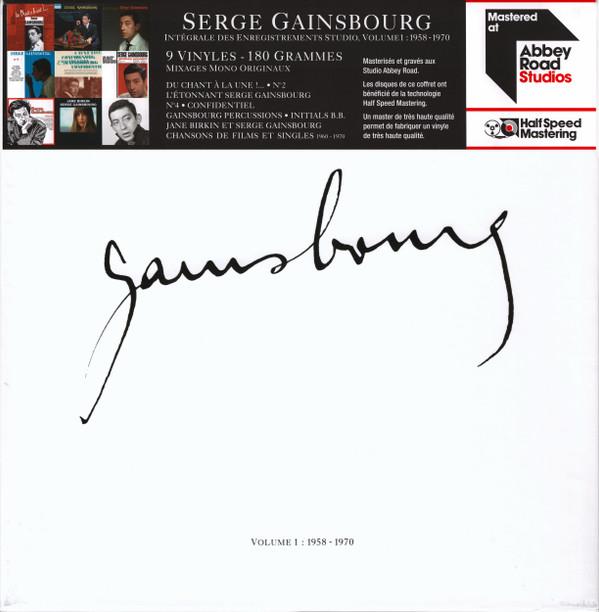 Serge Gainsbourg - Intégrale Des Enregistrements Studio, Volume 1 : 1958-1970