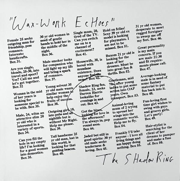 The Shadow Ring - Wax-Work Echoes